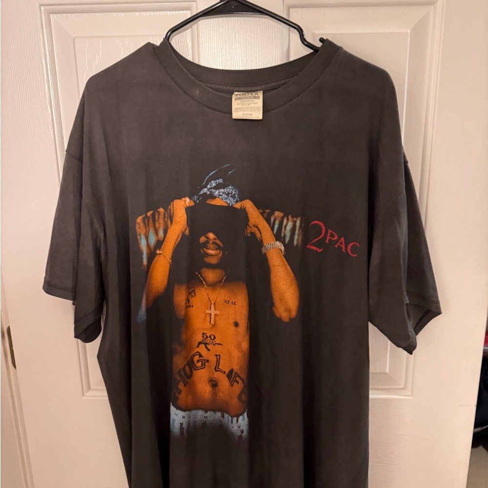 Tupac Black Short Sleeve Tee